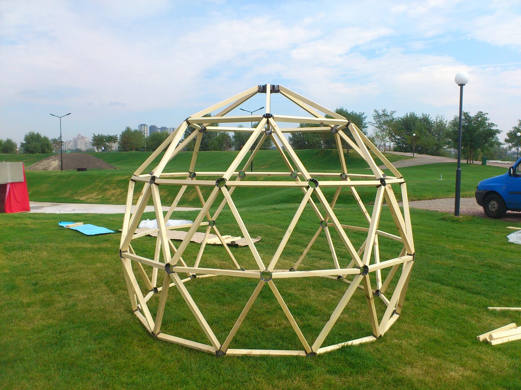 Geocúpula D=3 · móvil